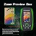 Wireless Portable Fish Finder Depth Finder Fishfinder with Sonar Sensor Transducer and 100M LCD colors Display