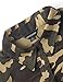 HaoDuoYi Women Casual Military Camouflage Lightweight Button Tops Shirt(S,Multicoloured)