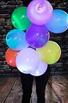 LED Light up Balloons 15 Mixed color Party Pack by ALCHEMY PARTY