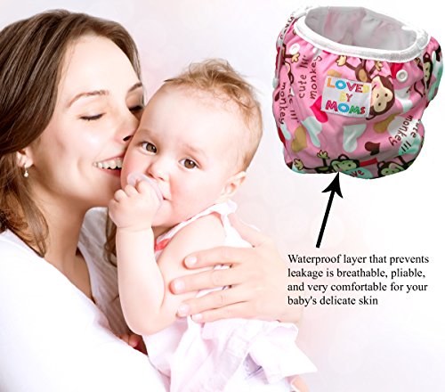 Reusable Swim Diaper - Potty Training Pants - Waterproof Diaper Cover