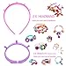 Kids Jewelry Making Kit - (300+ PCS) Pop Beads Set Educational Arts and Crafts Toys Gifts for Girls Age 4, 5, 6, 7, 8 Year, Necklace and Bracelet and Ring Creativity DIY Set