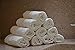 Elaine Karen Egyptian Towels 12 Cotton Hair Towels, (20 x 40 inches) White