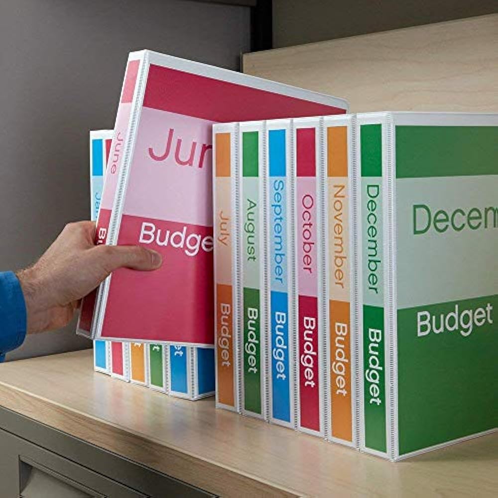 1-1/2 Inch Round Ring Binders 3 Binders, Basic View White, 4 Pack (W70362-34WPP) | eBay