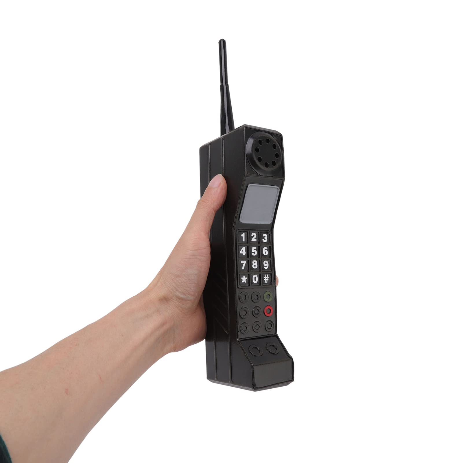 Photo 1 of Retro 90s Mobile Phone Prop - Black, for 80s 90s Party Decor & Home Living Room Decor