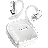 IAMJOY Language Translation Earbuds, 163 Language Translator Earbuds 3-in-1 Two Way AI Earbud Translator in Real Time Online Translator Device with APP Fit iOS & Android for Travel Business Learning