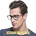 Cyxus Blue Light Blocking Glasses Women Men Computer Gaming Square Glasses UV400 Protection Anti Eyestrain