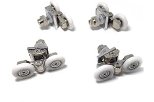 Shower Double Door Wheels 23mm Shower Door Rollers 4pcs