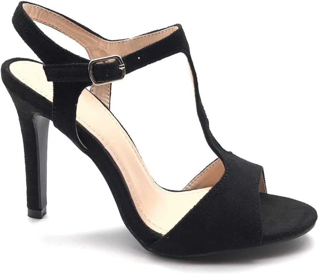 Scarpe Moda Decollete con Tacco Sandali Cinturino Aperto Tacchi Alti Donna  Tanga Basic Basic Tacco Stiletto Alto 10 CM Angkorly Scarpe da donna  urban-earth.co.uk