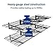 FLEXIMOUNTS 2' x 6' Black 2-Pack 2x6ft 24-inch-by-72-inch Wall Shelf Garage Storage Rack, 24