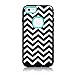 iPhone 6 Plus Case, OMIU(TM) [White Chevron Design] Bran-new Durable Silicone+PC Combo Cool Hybrid 3 Layers Bumper Shock-Absorption Slim Hard Back Case Cover Protector Fit For Apple iPhone 6 Plus(5.5)(Green), Sent Screen Protector+Stylus+Cleaning Cloth