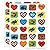 Peaceable Kingdom / Valentine Heart Pack Monster Cars Valentine Cards & Stickers