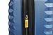 Lucas Treadlight Checked Luggage Collection - 28 Inch Scratch Resistant (ABS + PC) Hard Case Bag - Ultra Lightweight Expandable Large Suitcase With Rolling 4-Spinner Wheels (28in, Steel Blue)