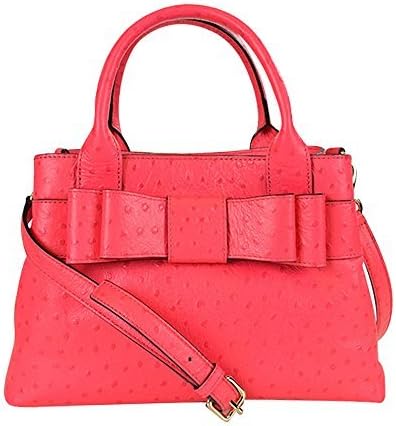 Kate Spade New YorkCharm City Ostrich Provence Leather Satchel, Desert Rose