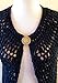 The mattie gold tone flower sweater clip brooch