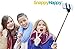 SnappyHappy U-Shape Bluetooth Selfie Stick with Built in Remote