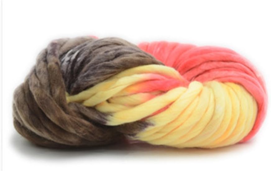 Orfila 250g Thick Acrylic Yarn Ball Cosy Smooth Knitting Wool Hand-knitted Works Crochet Crafts Such as Snood Sweater Scarf Pet Bed Blanket, 25 Meters of Yarn, Large Variety of Colors as Shown