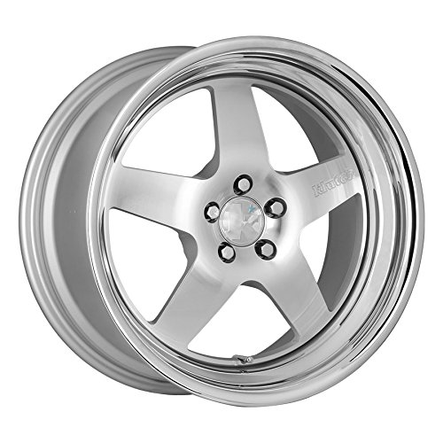 Klutch SL5 Silver Wheel with Machined Lip (18x9.5