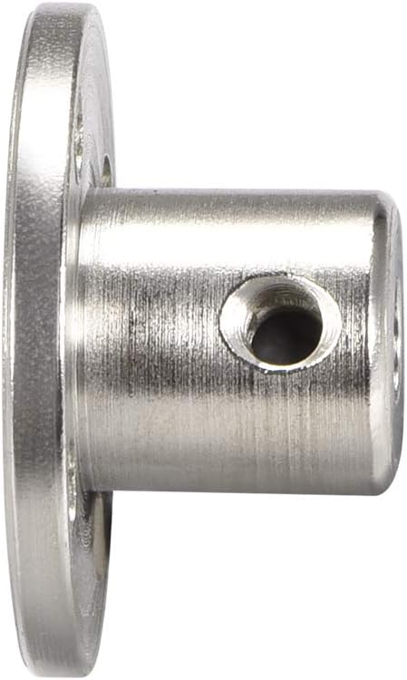 sourcing map 4mm Inner Dia H12*D10 Rigid Flange Coupling Motor Guide Shaft Coupler Motor Connector for DIY Parts - Image 5