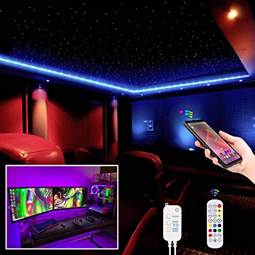 ZATAYE Led Lights Strip for Bedroom, 25ft RGB Led Lights Strip Kit