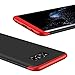 Galaxy S8 Plus Case, 3 in 1 Ultra Slim Hard PC Premium Case Hybrid Anti Fingerprint Scratches Soft Grip 360 Degree Full Body Protection Cover for Samsung Galaxy S8+ 6.2inch (Black+Red)