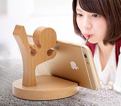 Amazon 新発想スタンド 木製スマホスタンド スマートフォン スタンド スマホホルダー 可愛い ゾウ 馬 子供デザインiphone Samsung Xperia Ipad対応 子供デザイン2 スタンド 通販