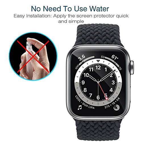 ایگرد | قیمت و خرید LK 6 Stück Schutzfolie kompatibel mit Apple Watch  Series 6/SE/Series 5/Series 4 44mm und Series 3/Series 2/Series 1 42mm Folie,  Modellnummer:LK-44MM-1 Kompatibel Blasenfreie Weich TPU Displayschutz