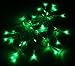 Karlling Battery Operated Green 40 LED Fairy Light String Wedding Party Xmas Christmas Decorations(Green)