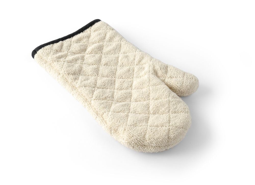 HENDI 556603 Oven mitts, cotton, 350 mm, White