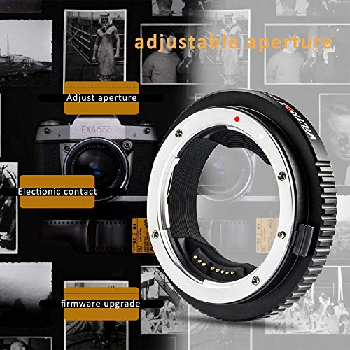 Viltrox EF-GFX Aperture Control Lens Mount Adapter Auto-Focus Ring Converter for Canon EF/EF-S Lens to Fuji GFX Mount Medium Format Camera Fujifilm GFX 50S / 50R - Thumbnail 3