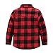 Grandwish Kids Long Sleeve Plaid Flannel Shirt 10