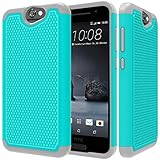 HTC One A9 Case, Tauri [Drop Protection] Protective Case [Shock Proof] Dual Lawyer Hybrid Defender Armor Case Cover For HTC One A9 - Mint