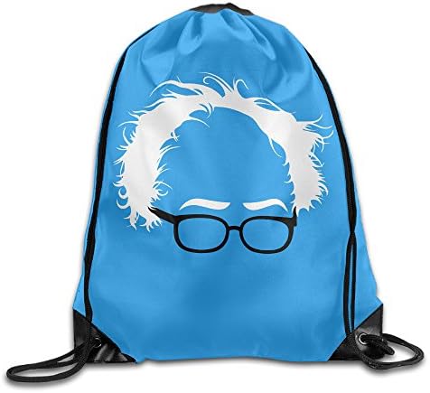 BYDHX Bernie Sanders 2016 Logo Drawstring Backpack Bag White