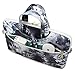 Canvaslove 13 inch Grey Flower Waterproof Laptop Shoulder Messenger Bag Case for MacBook Retina 12 inch,MacBook Pro 13 inch,iPad Pro 12.9 inch,MacBook Air 13 and 11 inch 12.5 inch 13.3 inch Laptop