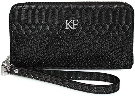 Katerina Fox Leather Wristlet Wallet (KF-501)