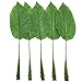 Warmter 5Pcs Tropical Leaves,Fake Artificial Banana Leaf for Home Kitchen Party Decorations (Green)