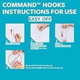 Command Bath Designer Hooks, Water Resistant - 2 Medium Hooks, White view 9