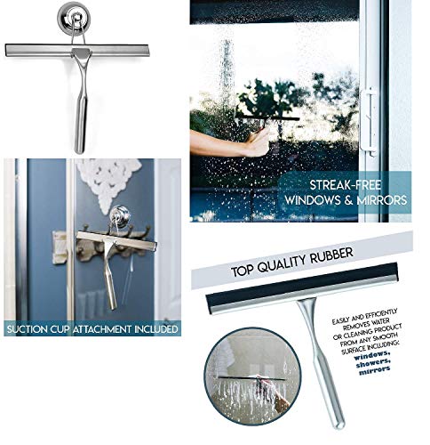 1 FYS+Bathroom+Squeegee+All+Purpose+Stainless