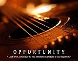 Music Instruments Motivational Poster Art Print 11x14 Guitar Jazz Band Teacher Lessons Sheet Music Wall Decor Pictures