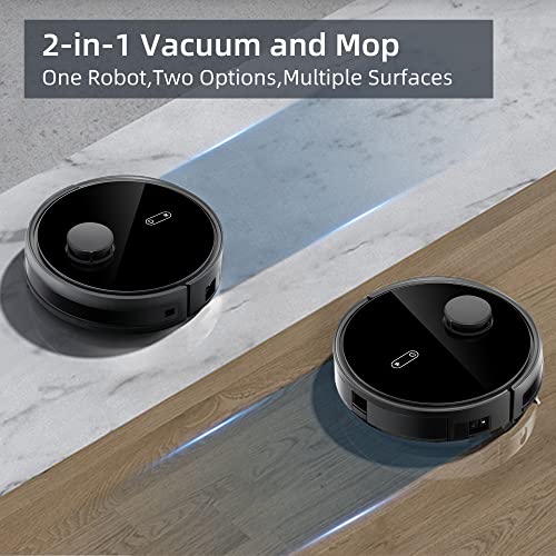 Lidar Robot Vacuum, Laser Robot Vacuum Cleaner, Robot Vacuum and Mop