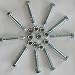 Haliniose 10 Pack fits Ariens Shear PINS 51001500,510015 SnowBlower, John Deere, Snapper,Product_by: powerlawnmowerparts~hee10111800701100 primary