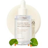 HEVEBLUE Salmon Caring Centella Ampoule - Salmon PDRN, Salmon Egg Extract, Centella, Madecassoside, Calming, Soothing, Restore and Rejuvenate, Sensitive Skin, Korean Skincare