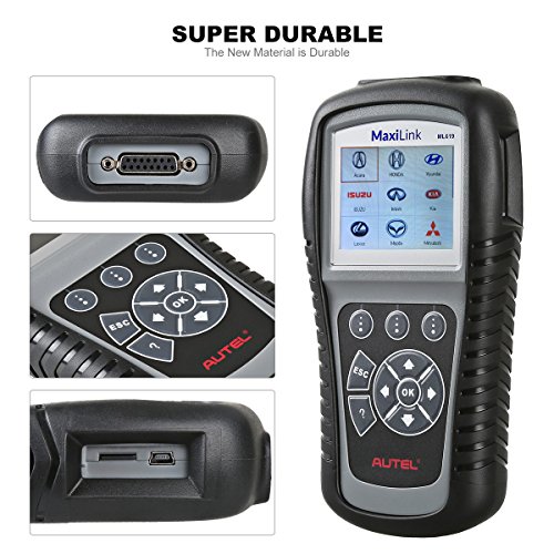 Autel MaxiLink ML619 CAN OBD2 Scanner Code Reader +ABS/SRS Diagnostic Scan Tool, Turns off Engine Light (MIL) and ABS/SRS Warning Lights