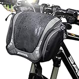WILD MAN Mountain Road Bike Quick-Release Front Handlebar Cycling Bag Waterproof Rainproof for Travel Outdoor Cycling