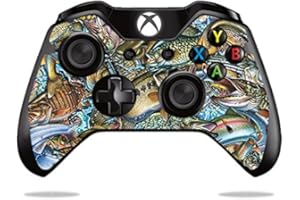MIGHTY SKINS MightySkins Skin Compatible with Microsoft Xbox One or One S Controller - Action Fish Puzzle | Protective, Durable, and Unique Vinyl wrap Cover | Easy to Apply, Remove | Made in The USA
