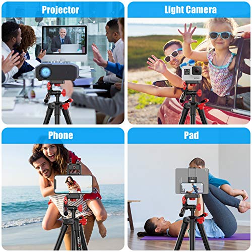 KINGJOY Phone Tripod Camera Stand with Remote Mini Lightweight Universal DSLR Tripod 360° Panorama 55\