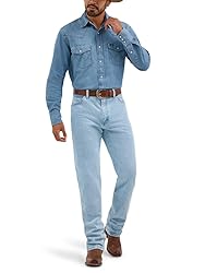 WranglermensCowboy Cut Western Long Sleeve Snap