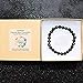 Zenergy Gems Charged Premium Natural Crystal 8mm Bead Bracelet + Moroccan Selenite Charging Crystal [Included] (Black Tourmaline (Himalayan))