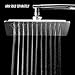 Razor Mega Size 9-inch Chrome Face Rainfall Shower Head (Square)