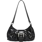 Y2K Purse Shoulder Bag for Women, Top Handle Handbag Small Goth Punk Hobo Clutch Purses Trendy Underarm Bag