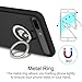 iPhone 7 Plus(5.5 inch) Case, ROCK MOOST [Ring Holder Case M2] 360 degree Rotated Kickstand Case for iPhone 7 Plus (2016) (5.5inch) [Black]